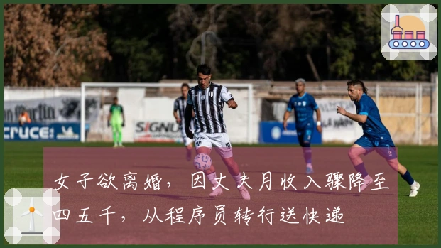 女子欲离婚，因丈夫月收入骤降至四五千，从程序员转行送快递